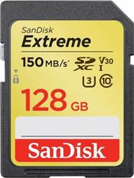 Sandisk Exteme SDXC 128GB U3 V30 (150MB/s) από το e-shop