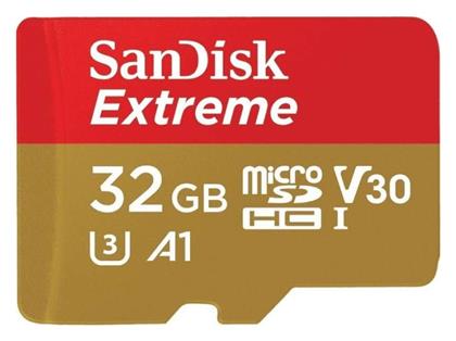 Extreme microSDHC 32GB Class 10 U3 V30 A1 UHS-I Sandisk