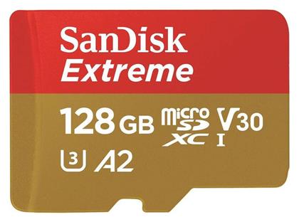 Extreme microSDXC 128GB Class 10 U3 V30 A2 UHS-I Sandisk