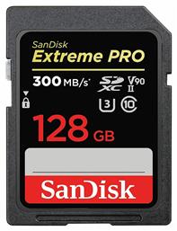 Extreme Pro SDXC 128GB Class 10 U3 V90 UHS-II Sandisk