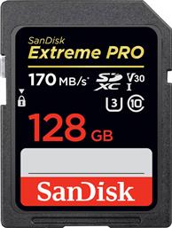 Extreme Pro SDXC 128GB U3 V30 (170MB/s) Sandisk