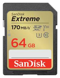 Extreme SDXC 64GB Class 10 U3 V30 UHS-I Sandisk