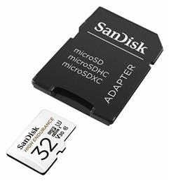 Sandisk High Endurance microSDHC 32GB Class 10 U3 V30 UHS-I με αντάπτορα