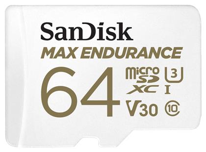 Max Endurance microSDXC 64GB Class 10 U3 V30 UHS-I Sandisk