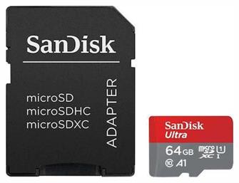 microSDHC 64GB Class 10 U1 A1 UHS-I Sandisk