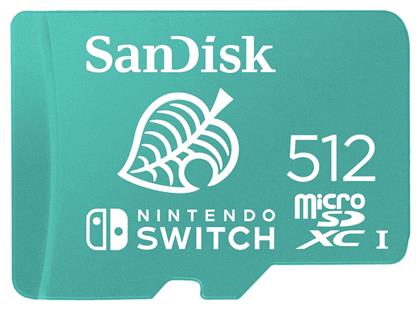 Nintendo Switch microSDXC 512GB Class 10 U3 V30 UHS-I Sandisk