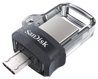 Ultra Dual Drive M3.0 256GB USB 3.0 Stick με σύνδεση USB-A & micro USB-B Μαύρο Sandisk