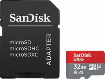 Sandisk Ultra microSDHC 32GB Class 10 U1 A1 UHS-I με αντάπτορα από το e-shop