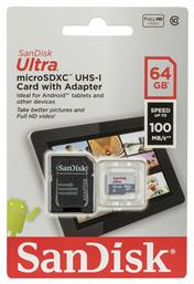 Ultra microSDXC 64GB Class 10 UHS-I Sandisk