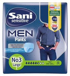 Sensitive Men Πάνες Βρακάκι Ακράτειας Large σε Μπλε Χρώμα 12τμχ Sani
