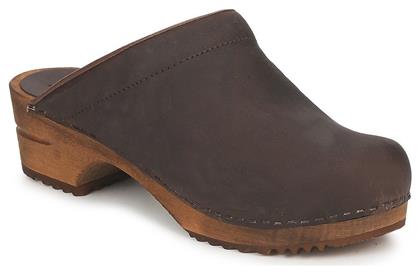 Γυναικεία Σαμπό Καφέ Sanita