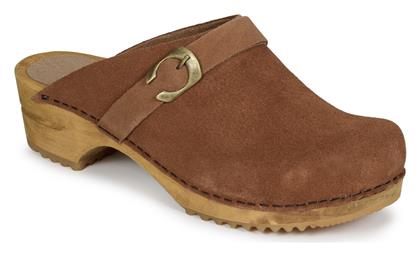 Γυναικεία Σαμπό Καφέ Sanita