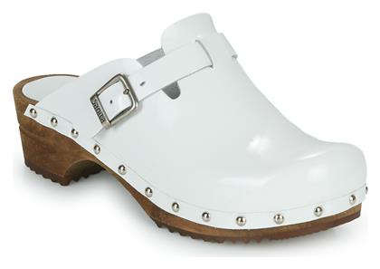 Krisla Γυναικεία Σαμπό Λευκά Sanita