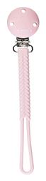 Κλιπ Πιπίλας Braided Pink Saro