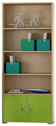 Βιβλιοθήκη No 12 Green 75x30x180cm Sarris
