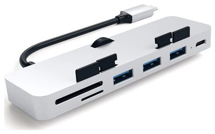 USB 2.0 Hub 4 Θυρών με σύνδεση USB-C Γκρι Satechi