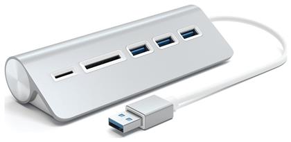 USB 3.0 Hub 3 Θυρών με σύνδεση USB-A Ασημί Satechi