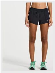 Outpace 2.5'' Αθλητικό Γυναικείο Σορτς Μαύρο Saucony