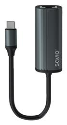 AK-56 USB-C Αντάπτορας Δικτύου για Ενσύρματη σύνδεση Gigabit Ethernet Savio