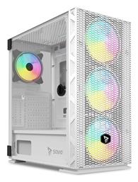 Raptor X1 ARGB Gaming Full Tower με Πλαϊνό Παράθυρο Savio