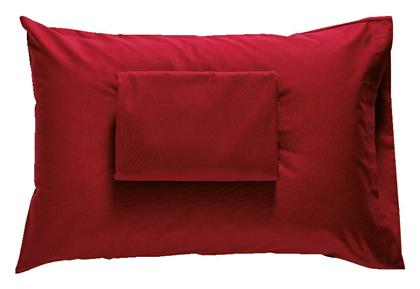 Delos Σετ Μαξιλαροθήκες 50x70εκ. Μπορντό SB Home