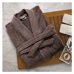 Elegante Μπουρνούζι με Γιακά Grey SB Home