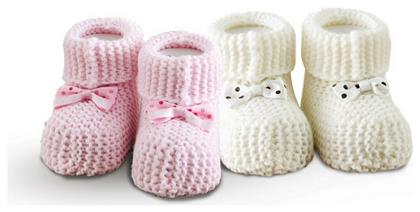 Σετ Δώρου για Μωρά Socks για Κορίτσι για 0-6 μηνών 2τμχ SB Home