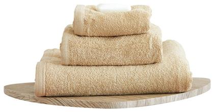 Σετ Πετσέτες Μπάνιου 3τμχ Primus Beige Βάρους 500gr/m² SB Home