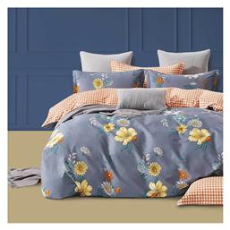 Σετ Σεντόνια Υπέρδιπλα 230x260 Lucy Μπλε SB Home