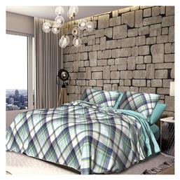 Σετ Σεντόνια Μονά 170x260 Amazon Πετρόλ SB Home