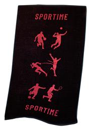 Sport Time Salmon 24H-5206864069923 Πετσέτα Γυμναστηρίου Βαμβακερή Κόκκινη 90x160cm SB Home