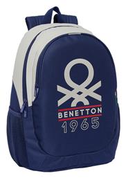 Σχολική Τσάντα Varsity Γκρι Ναυτικό Μπλε 32 X 44 X 16 Cm Benetton