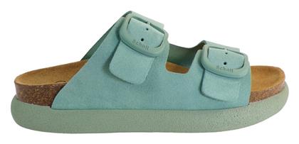 Chunky Noelle Δερμάτινα Γυναικεία Σανδάλια Ανατομικά Flatforms Scholl