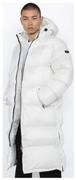 2190 Ανδρικό Μπουφάν Puffer για Χειμώνα Λευκό Schott