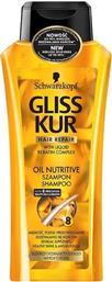 Schwarzkopf Gliss Kur Oil Nutritive Σαμπουάν για Λάμψη για Όλους τους Τύπους Μαλλιών 400ml