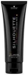 Professional Silhouette Super Hold Gel Μαλλιών 250ml Schwarzkopf