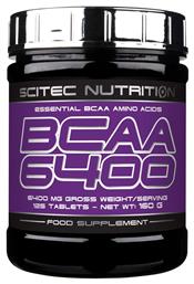 BCAA 6400 125 ταμπλέτες Scitec Nutrition