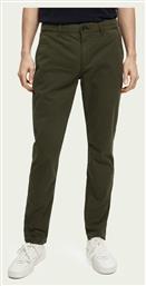 Ανδρικό Παντελόνι Chino σε Slim Εφαρμογή Χακί Scotch & Soda