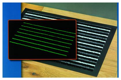 Αντιολισθητικό Πατάκι Εισόδου Neon Μαύρο 60x80εκ. Sdim