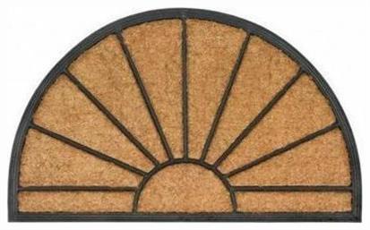 Πατάκι Εισόδου από Κοκοφοίνικα Bombay 077 Sun Καφέ 45x75cm Sdim