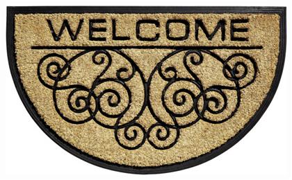 Πατάκι Εισόδου από Κοκοφοίνικα Bombay 089 Welcome HR 45x75εκ. Sdim