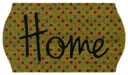 Πατάκι Εισόδου από Κοκοφοίνικα Trend Curve 469 Home Dots Καφέ 40x70cm Sdim