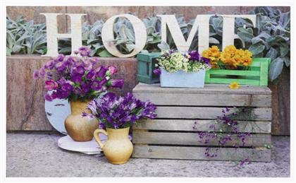 Πατάκι Εισόδου Gallery 001 Home Flower 45x75εκ. Πάχους 6mm Sdim
