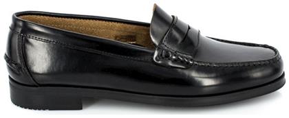Δερμάτινα Ανδρικά Loafers σε Μαύρο Χρώμα Sea & City