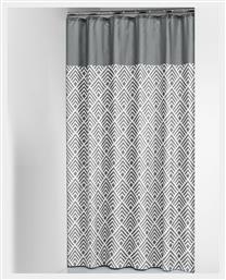 Angoli Κουρτίνα Μπάνιου Υφασμάτινη 180x200 cm Γκρι Sealskin
