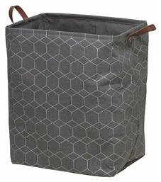 Geometric Καλάθι Απλύτων Υφασμάτινο 40x30x50cm Γκρι Sealskin