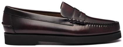Dan Polaris Δερμάτινα Ανδρικά Loafers σε Μπορντό Χρώμα Sebago