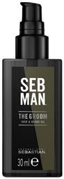 Λάδι Περιποίησης για Γένια Seb Man The Groom 30ml Sebastian Professional