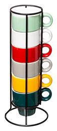 Σετ Φλιτζάνια Espresso Κεραμικά Πολύχρωμα 50ml 6τμχ 3560231190224 Secret de Gourmet