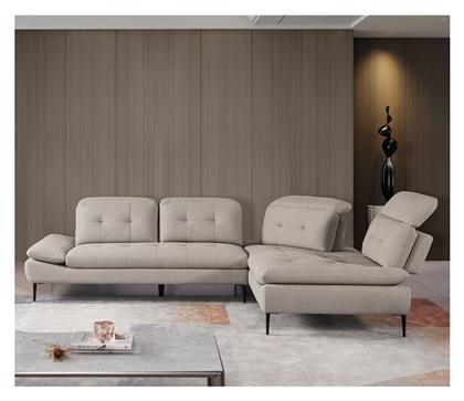 Selby Γωνιακός 303x224εκ. Μπεζ - Woodwell